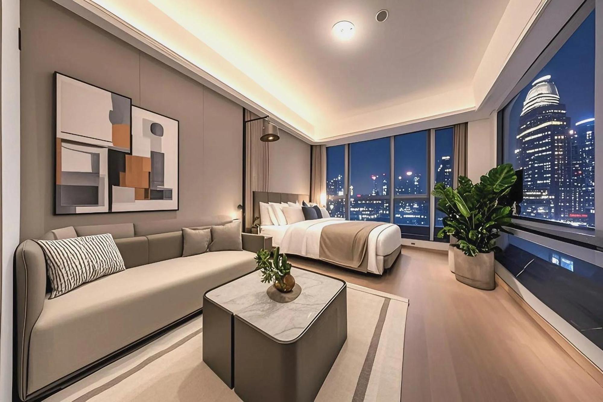 Yomanjoo City View Hotel - Shenzhen Nanshan Coastal City Flagship Store Exterior foto